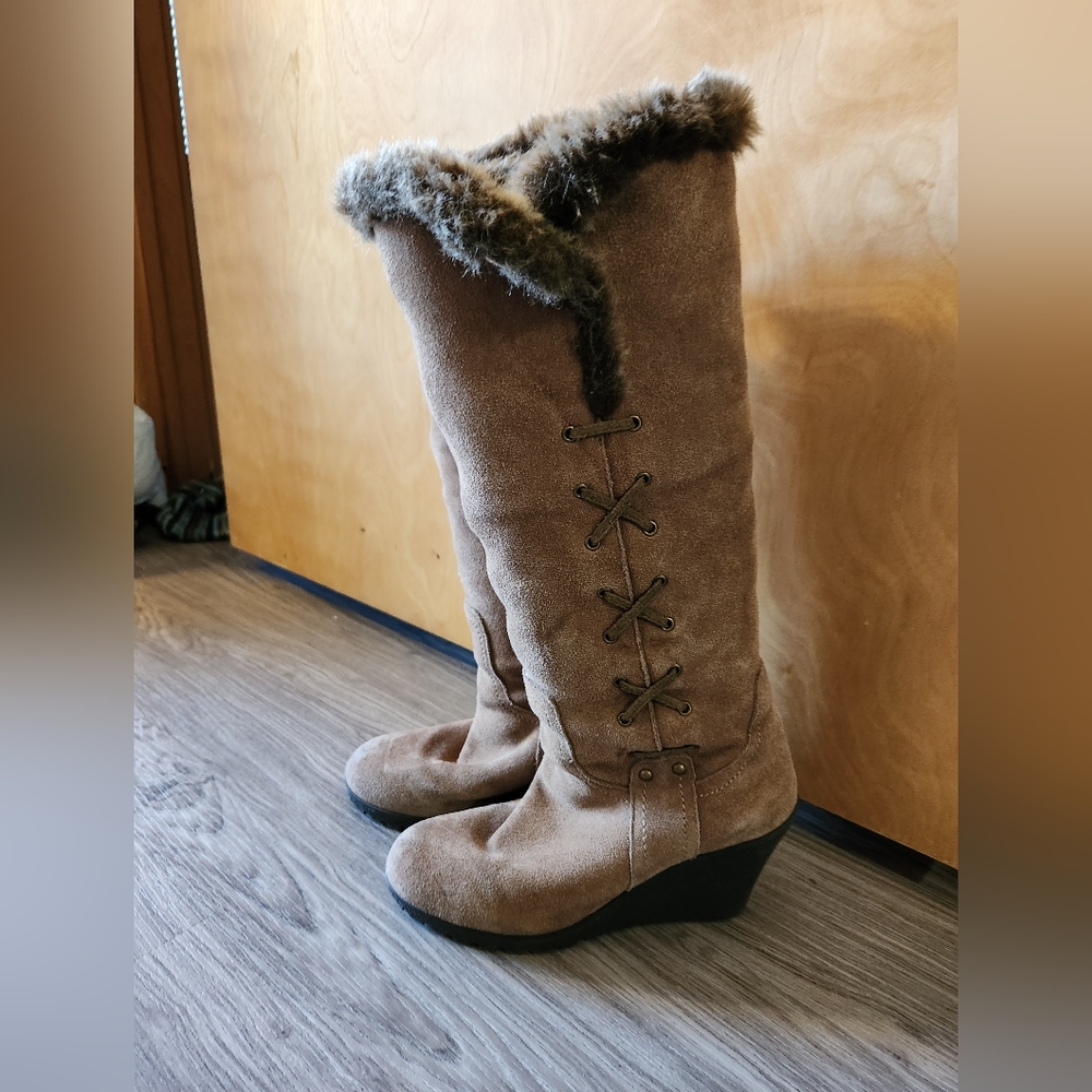 Fur Lined Boots - image 1